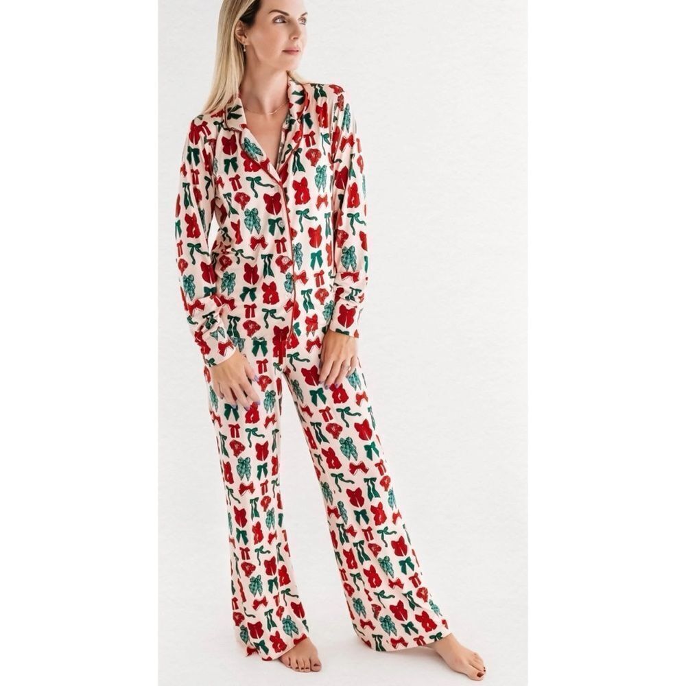 In My Jammers Christmas Bows Pajamas Set ~ Size S